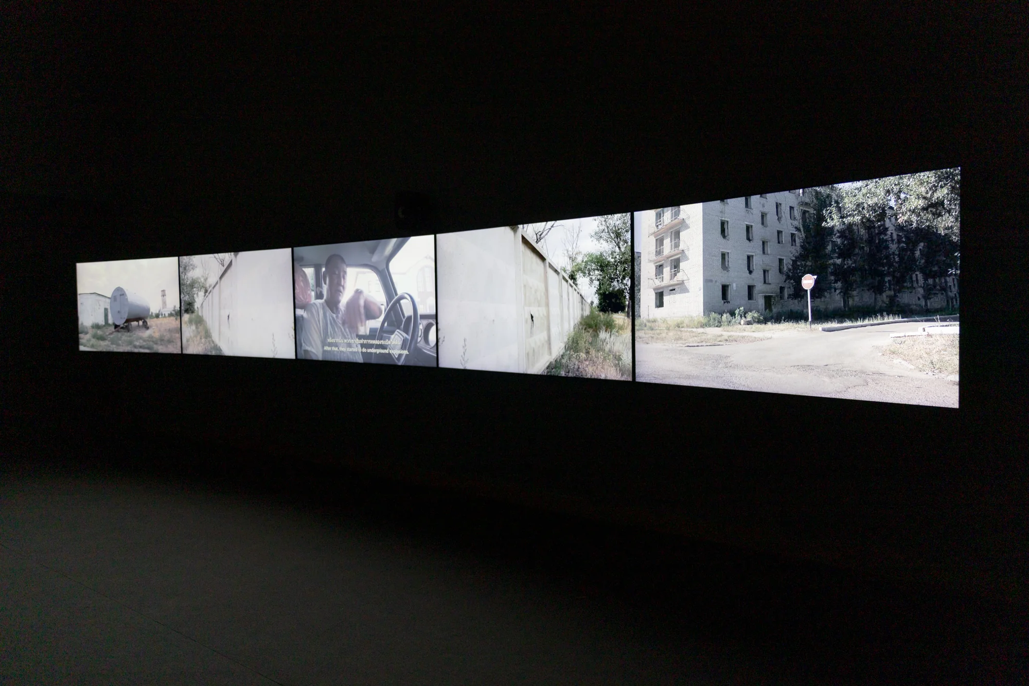 Almagul Menlibayeva (Kazakhstan/Germany), KURCHATOV 22, 2013. Installation view at Bangkok Art and Culture Centre. Credit Photo:BACC
